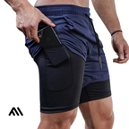 Shorts Comfort-Fit de Compressão