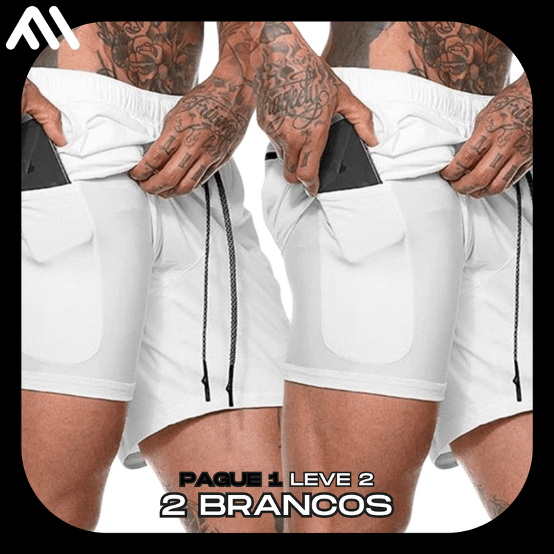 Shorts Comfort Fit™ de Compressão - PAGUE 1 LEVE 2 - VILAZO