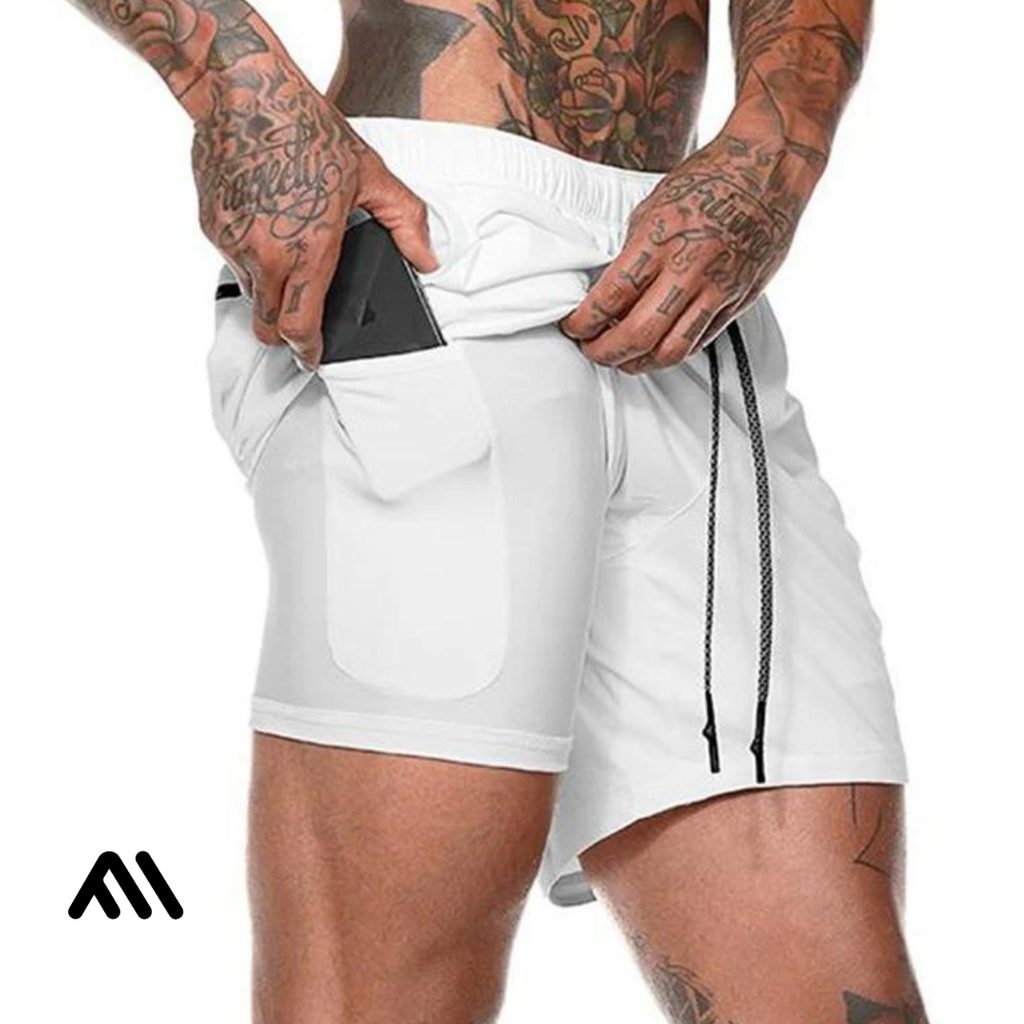 Shorts Comfort-Fit de Compressão