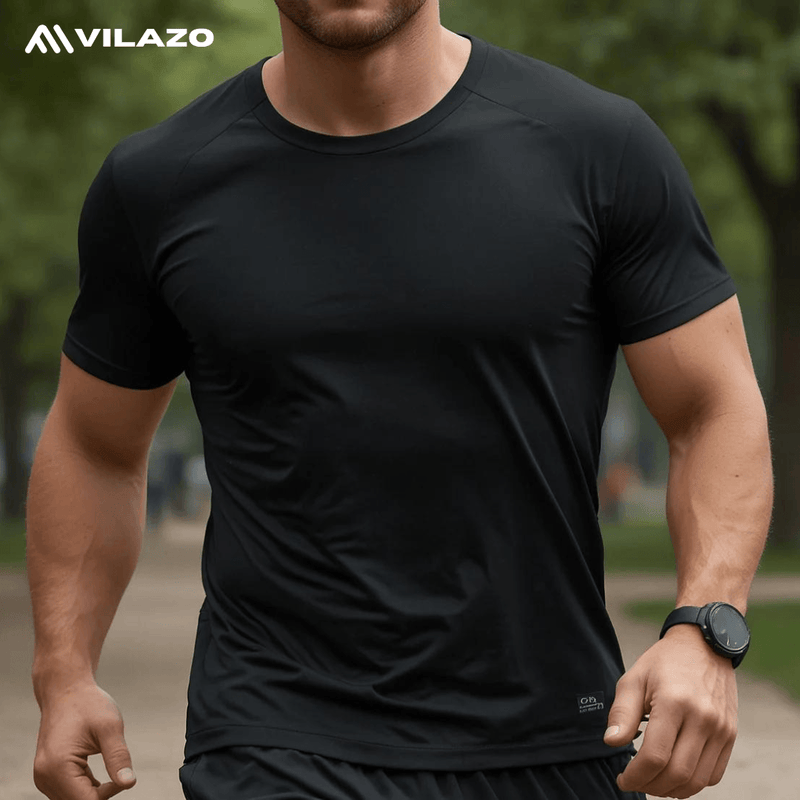 Kit 3 Camisetas Masculinas DryFit™ Premium - Proteção UV, Anti Suor e Odor - VILAZO