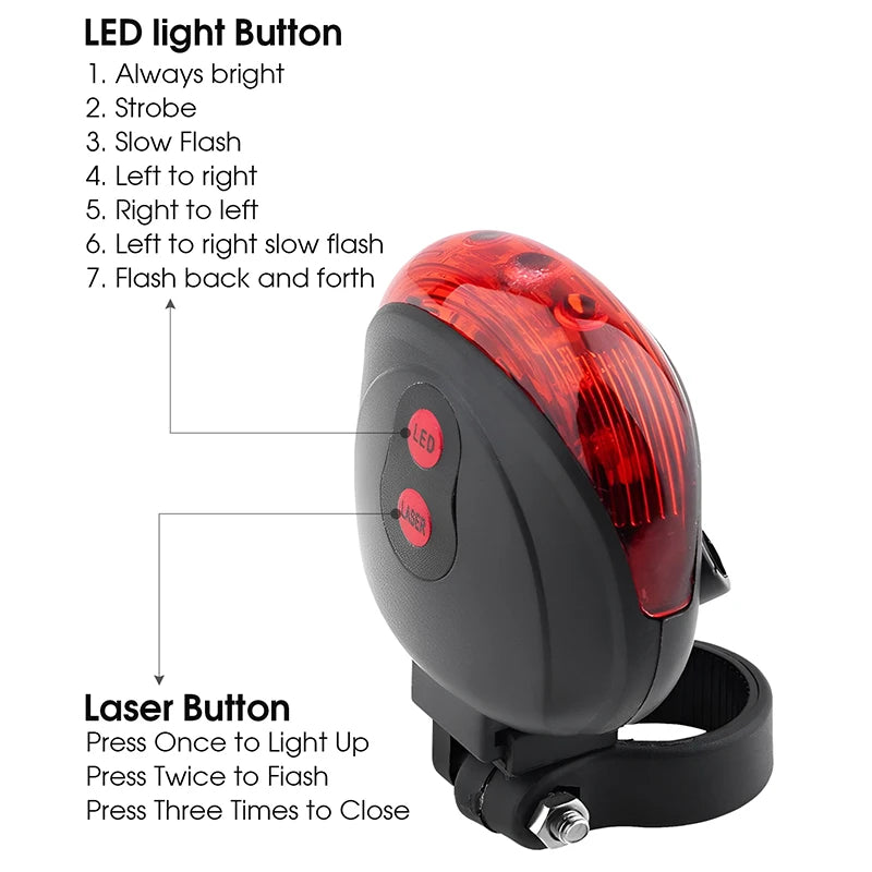 Luz Laser WarsBike - Efeito Faixa Sinalização