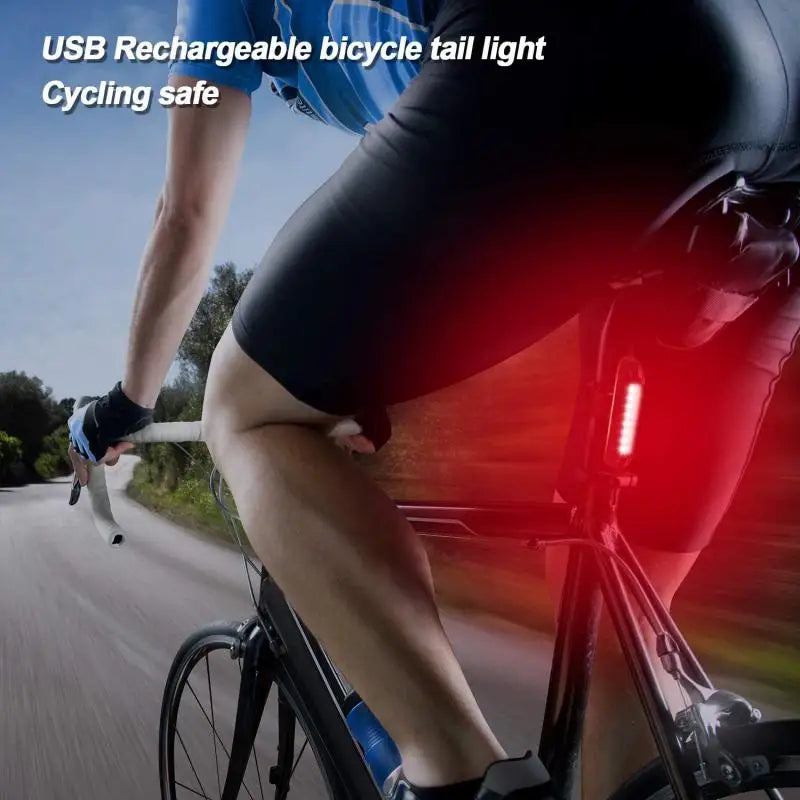 Luz Traseira Para Bike-  A prova D'água - Recarregável