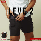 Shorts Comfort-Fit de Compressão - COMPRE 1 LEVE 2